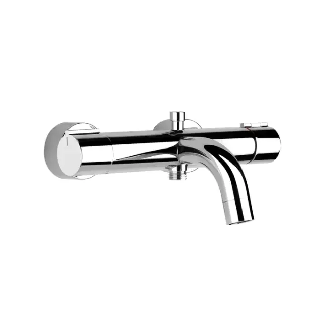Gessi Via Tortona Термостат для ванны на 2 потребителя, излив 20,3 см, цвет: chrome 18711#031