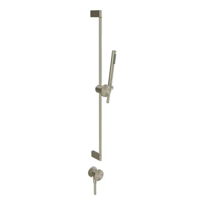 Gessi Origini Душевой гарнитур: ручной душ, штанга 83,5 см, шланг 150 см, цвет: finox brushed nickel 66142#149