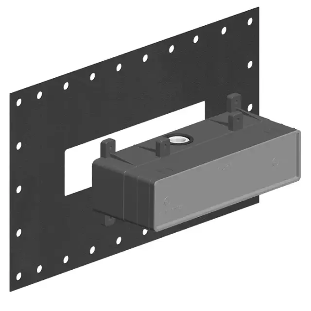 Gessi Via Manzoni Встраиваемая часть для смесителя для душа на 2 потребителя, цвет: chrome 38439#031