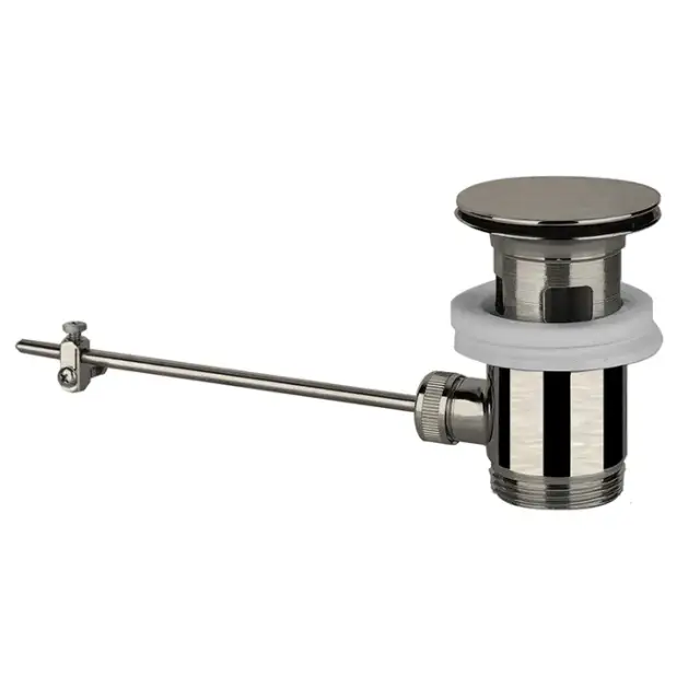 Gessi Technical Accessories Донный клапан для раковины на 1 1/4 c переливом, цвет: Finox Br. Nickel 29264#149