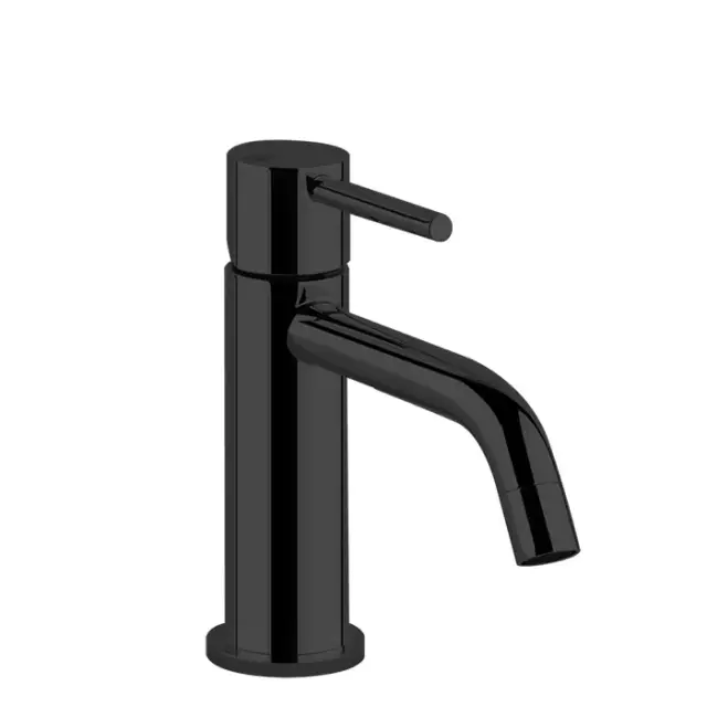 Gessi Via tortona Смеситель для раковины без донного клапана однорычажный, цвет: matte black 18602#299