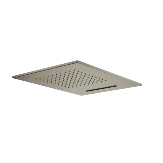 Gessi Emporio Shower Верхний душ встраиваемый в потолок 38x50 см 2 вида струи, цвет: steel brushed 33189#239