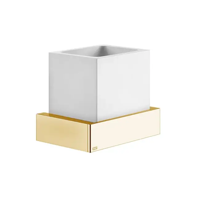 Gessi Rettangolo Стакан подвесной, композит, цвет: gold CCP 20807#080