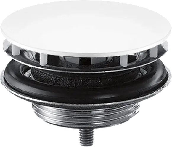 Axor Донный клапан незапираемый для раковины без перелива, цвет: матовый белый 51301700