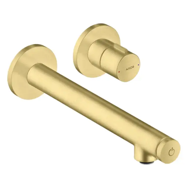 Axor Uno Смеситель для раковины встраиваемый внешняя часть, с донным клап., цвет: шлифованная медь 45113950