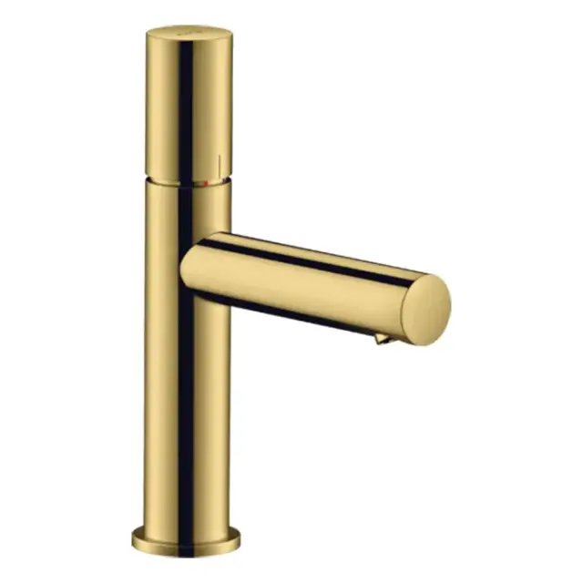 Axor Uno Смеситель для раковины на 1 отверстие с донным клапаном, цвет: полированное золото 45002990