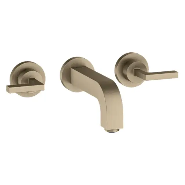 Axor Citterio Смеситель для раковины встраиваемый внеш. часть, с дон. клап., цвет: шлифован. никель 39315820