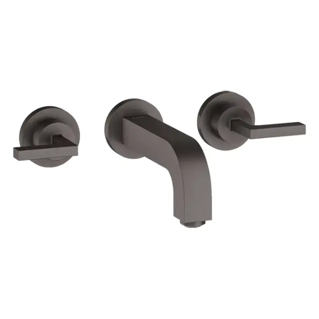 Axor Citterio Смеситель для раковины встраиваемый внешняя часть, с д/к, цвет: шлиф. черный хром 39315340