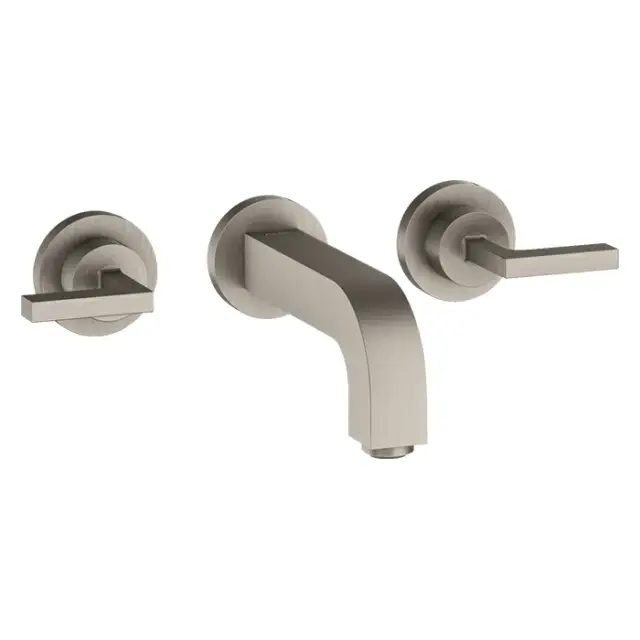 Axor Citterio Смеситель для раковины встраиваемый внешняя часть, с дон. кл., цвет: нержавеющая сталь 39315800