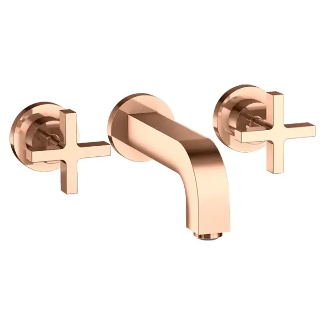 Axor Citterio Смеситель для раковины встраиваемый внешняя часть, с д/к, цвет: полир. красное золото 39313300