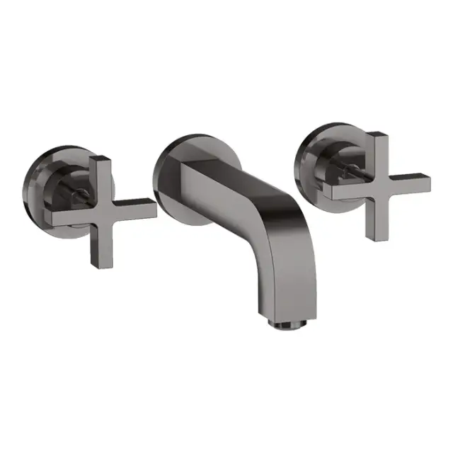 Axor Citterio Смеситель для раковины встраиваемый внешняя часть, с д/к, цвет: полир. черный хром 39313330