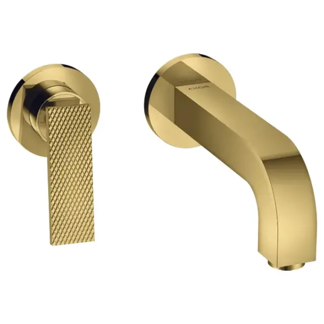 Axor Citterio Смеситель для раковины встраиваемый внешняя часть, с д/к, цвет: шлифованное золото 39181990