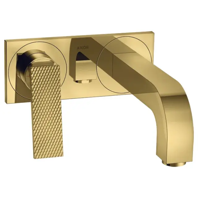 Axor Citterio Смеситель для раковины встраиваемый внешняя часть, с д/к, цвет: шлифованное золото 39171990