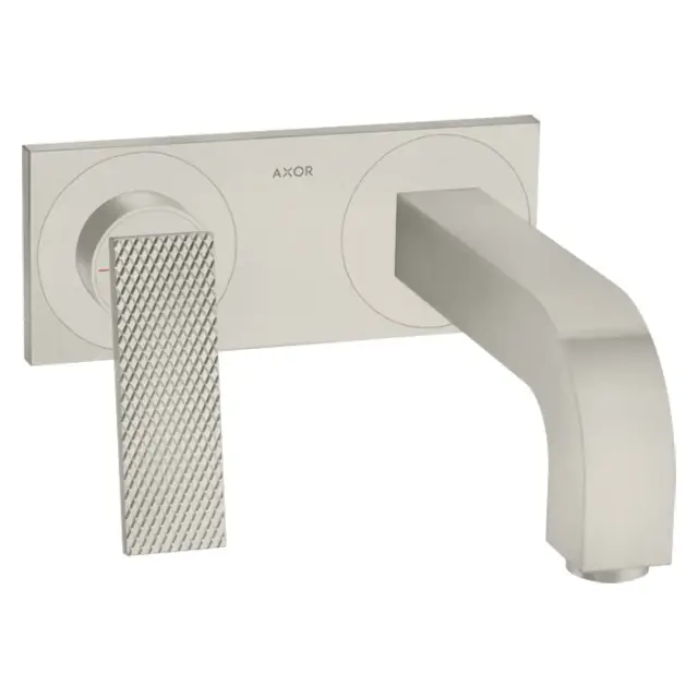 Axor Citterio Смеситель для раковины встраиваемый внешняя часть, с д/к, цвет: нержавеющая сталь 39171800