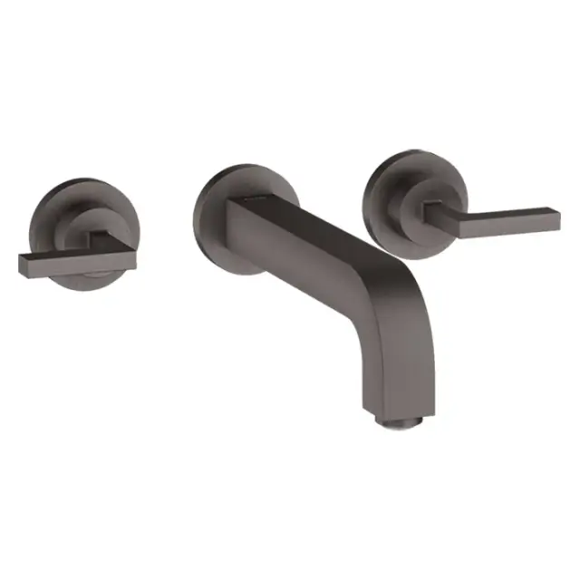 Axor Citterio Смеситель для раковины встраиваемый, внешняя часть, с д/к, цвет: шлифов. черный хром 39147340