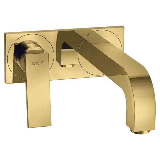 Axor Citterio Смеситель для раковины встраиваемый внешняя часть, с д/к, цвет: шлифованное золото 39119990