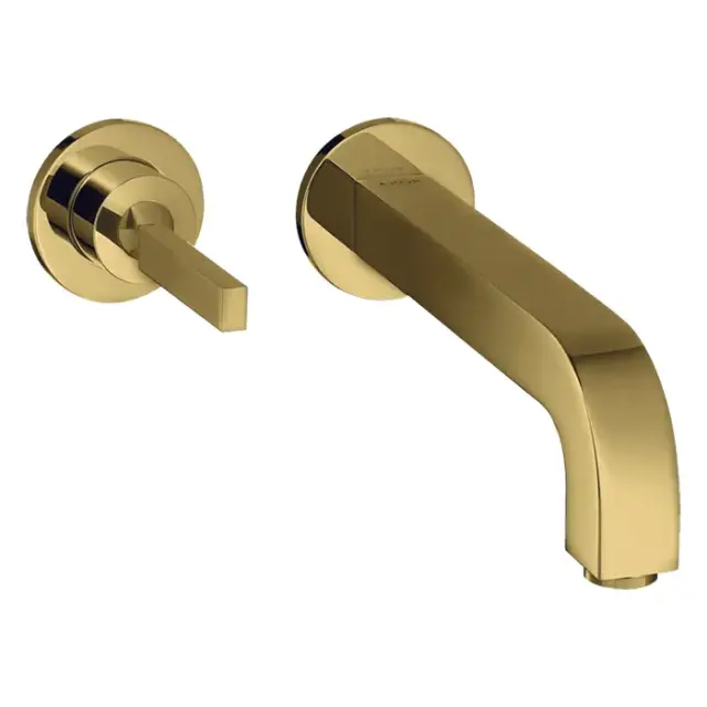 Axor Citterio Смеситель для раковины встраиваемый внешняя часть, с д/к, цвет: шлифованное золото 39116990