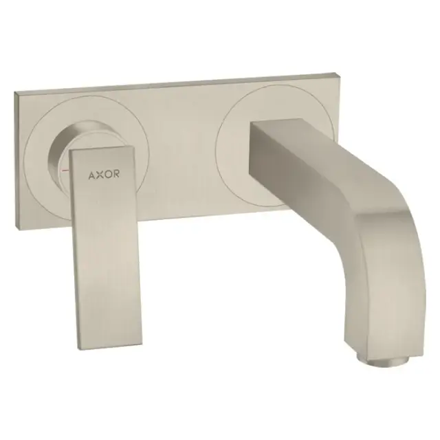 Axor Citterio Смеситель для раковины встраиваемый внешняя часть, с д/к, цвет: шлифованный никель 39119820