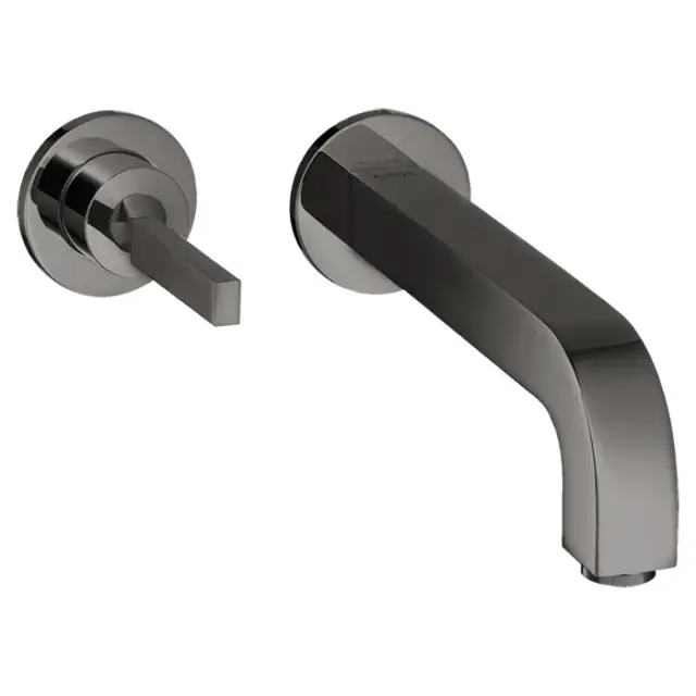 Axor Citterio Смеситель для раковины встраиваемый внешняя часть, с д/к, цвет: полирован. черный хром 39113330