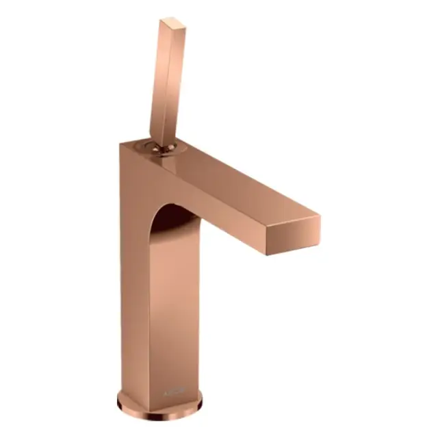 Axor Citterio Смеситель для раковины на 1 отверстие с дон. клап., цвет: полированное розовое золото 39032300