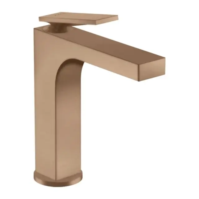 Axor Citterio Смеситель для раковины на 1 отверстие с донным клап., цвет: шлифованное розовое золото 39024310