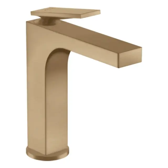 Axor Citterio Смеситель для раковины на 1 отверстие с донным клапаном, цвет: шлифованная бронза 39023140