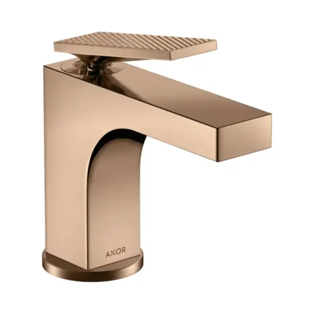 Axor Citterio Смеситель для раковины на 1 отверстие с дон. клап., цвет: полированное розовое золото 39001300