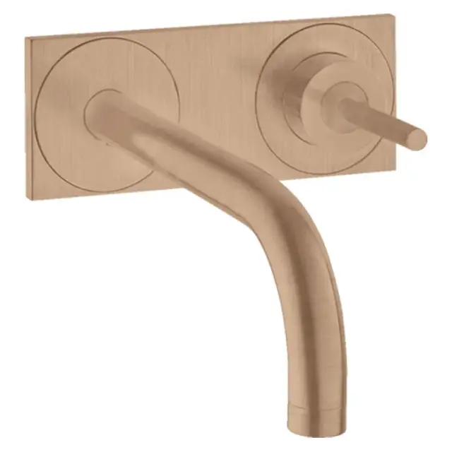 Axor Uno Смеситель для раковины встраиваемый, внешняя часть, с д/к, цвет: шлифованное красное золото 38115310