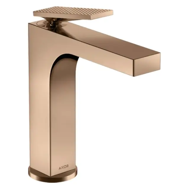 Axor Citterio Смеситель для раковины на 1 отверстие с дон. клап., цвет: полированное розовое золото 39081300