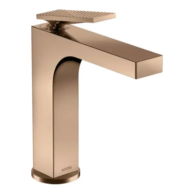 Axor Citterio Смеситель для раковины на 1 отверстие с дон. клап., цвет: полированное розовое золото 39071300