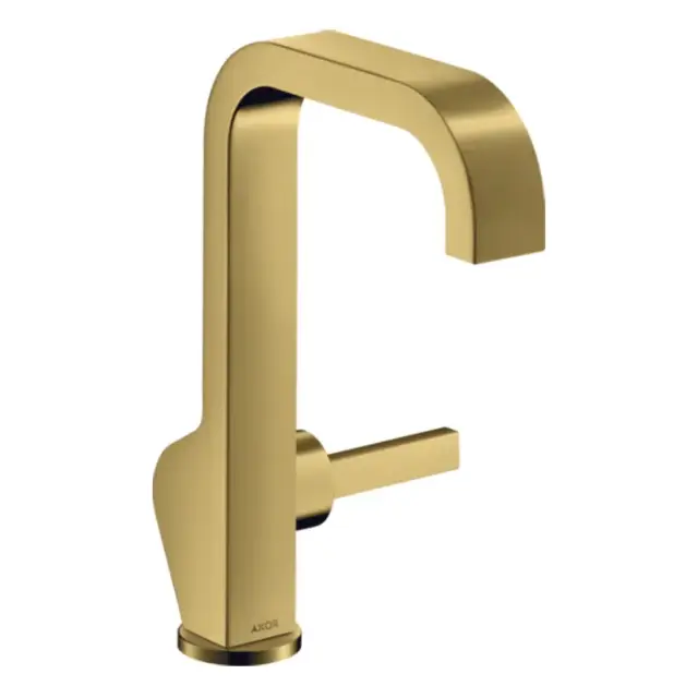 Axor Citterio Смеситель для раковины высокий на 1 отверстие с дон. клап., цвет: полированное золото 39037990