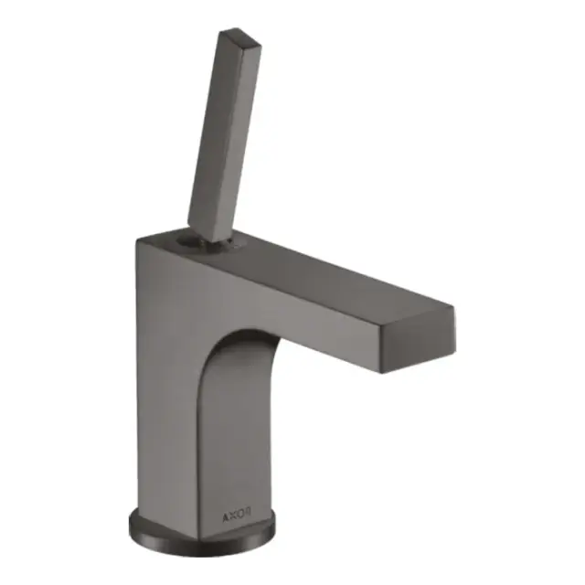 Axor Citterio Смеситель для раковины на 1 отверстие с донным клапаном, цвет: шлифованный черный хром 39035340