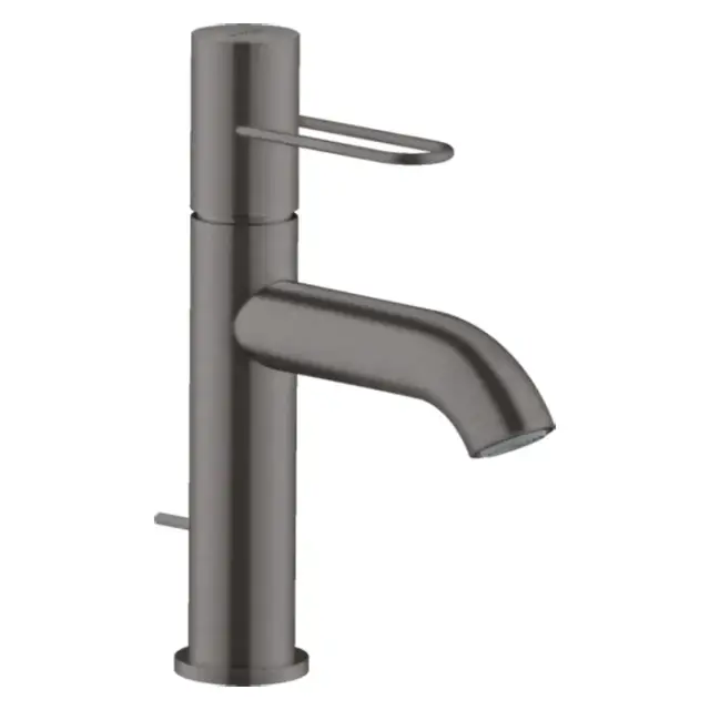 Axor Uno Смеситель для раковины на 1 отверстие с донным клапаном, цвет: шлифованный черный хром 38023340