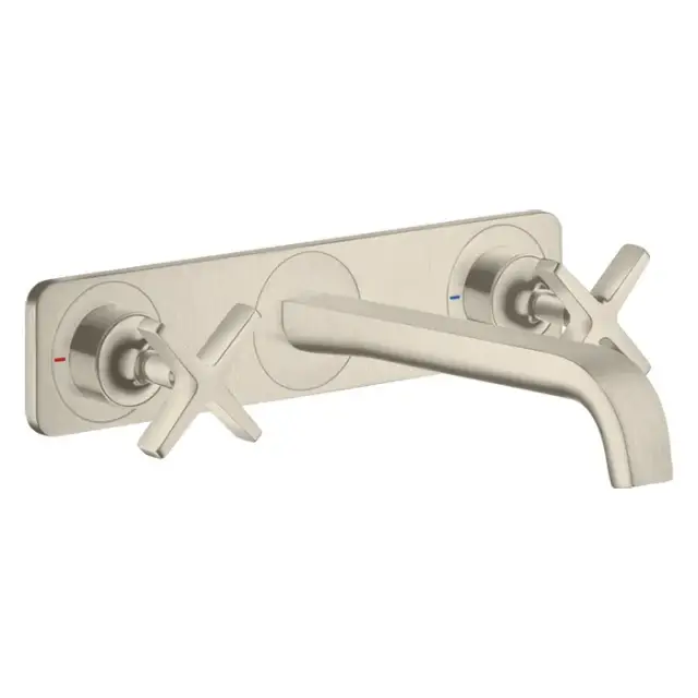 Axor Citterio E Смеситель для раковины встраиваемый внешняя часть, с д/к, цвет: шлифованный никель 36115820