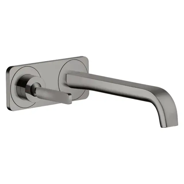 Axor Citterio E Смеситель для раковины встраиваемый внешняя часть, с д/к, цвет: полир. черный хром 36114330