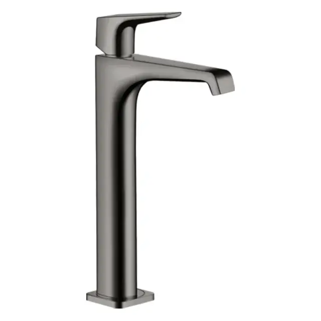 Axor Citterio E Смеситель для раковины высокий на 1 отверстие с д/к, цвет: полированный черный хром 36113330