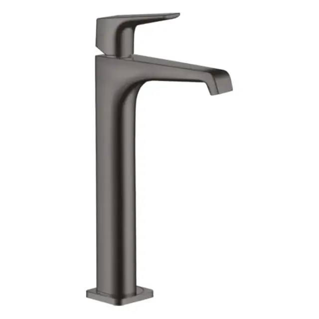 Axor Citterio E Смеситель для раковины высокий на 1 отверстие с д/к, цвет: шлифованный черный хром 36113340