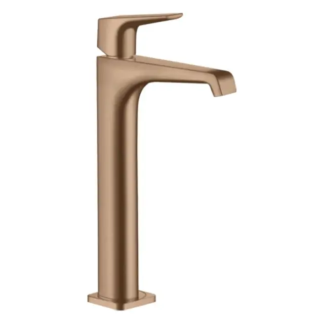 Axor Citterio E Смеситель для раковины высокий на 1 отверстие с д/к, цвет: шлифован. розовое золото 36113310