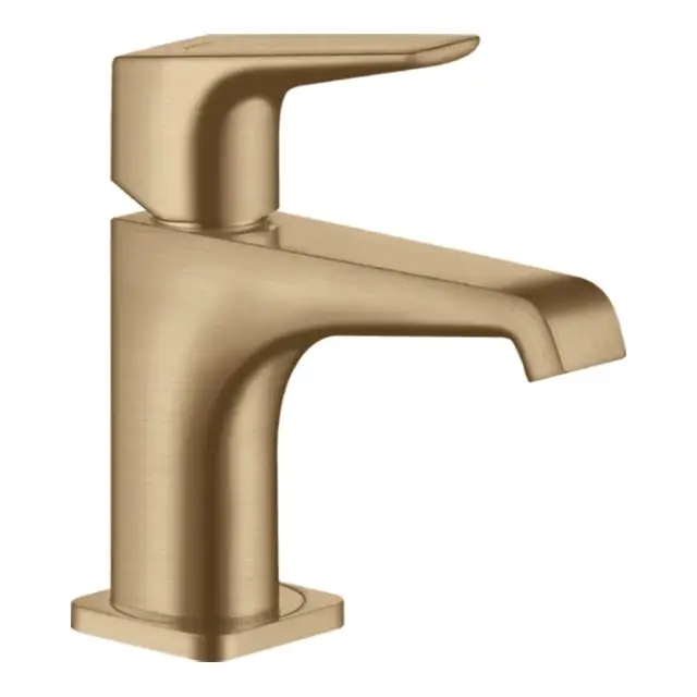 Axor Citterio E Смеситель для раковины на 1 отверстие с донным клапаном, цвет: шлифованная бронза 36112140