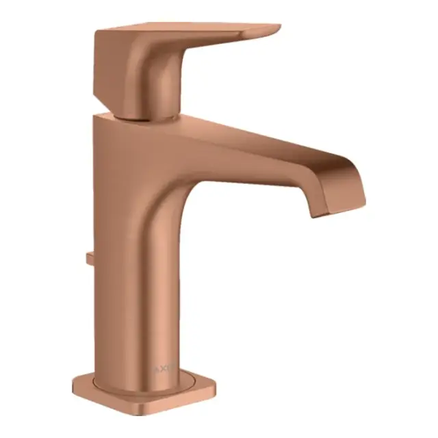 Axor Citterio E Смеситель для раковины на 1 отверстие с дон. клап., цвет: шлифованное розовое золото 36110310