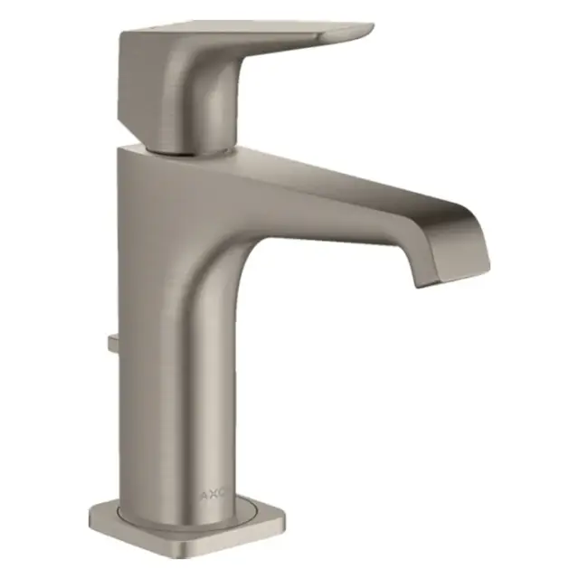 Axor Citterio E Смеситель для раковины на 1 отверстие с донным клапаном, цвет: нержавеющая сталь 36110800