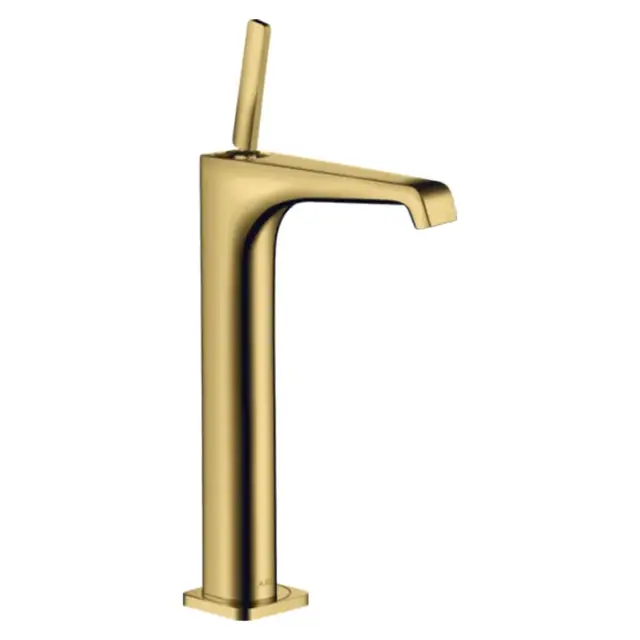 Axor Citterio E Смеситель для раковины высокий на 1 отверстие с дон. кл., цвет: полированное золото 36104990