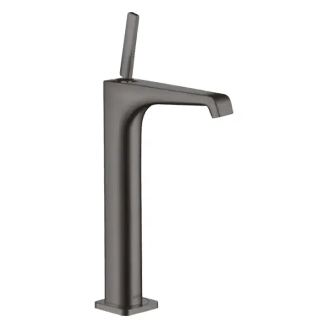 Axor Citterio E Смеситель для раковины высокий на 1 отверстие с д/к, цвет: шлифованный черный хром 36104340