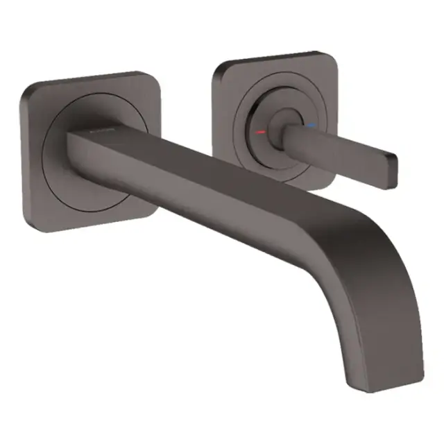 Axor Citterio E Смеситель для раковины встраиваемый внешняя часть, с д/к, цвет: шлиф. черный хром 36106340