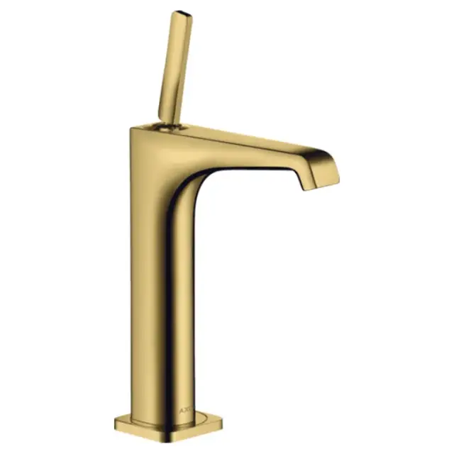 Axor Citterio E Смеситель для раковины высокий на 1 отверстие с дон. кл., цвет: полированное золото 36103990
