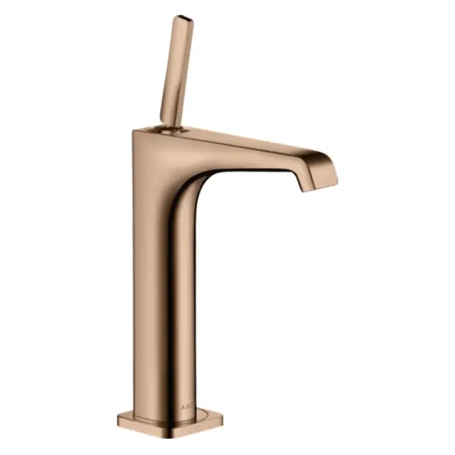 Axor Citterio E Смеситель для раковины высокий на 1 отверстие с д/к, цвет: шлифован. розовое золото 36103300