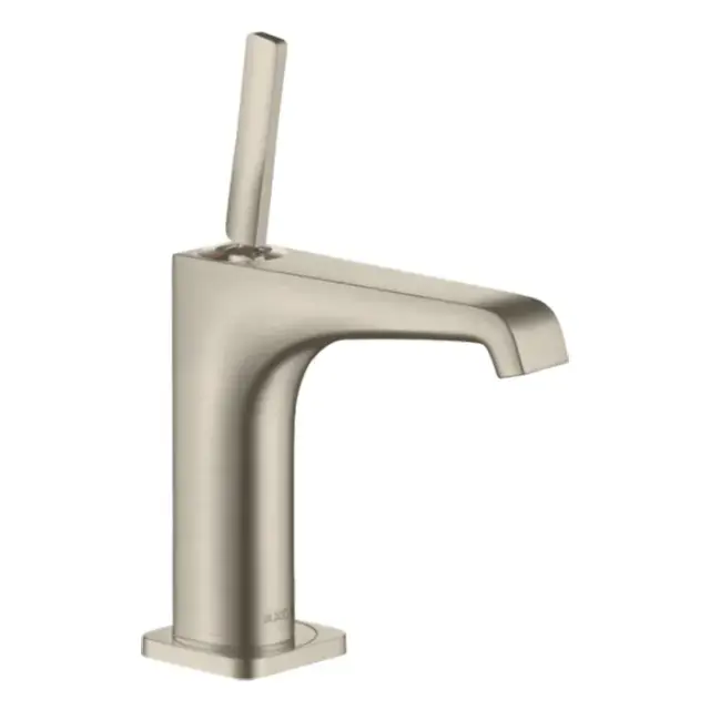 Axor Citterio E Смеситель для раковины на 1 отверстие с донным клапаном, цвет: шлифованный никель 36101820