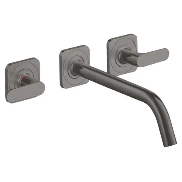 Axor Citterio M Смеситель для раковины встраиваемый, внеш. часть, с д/к, цвет: шлифов. черный хром 34315340