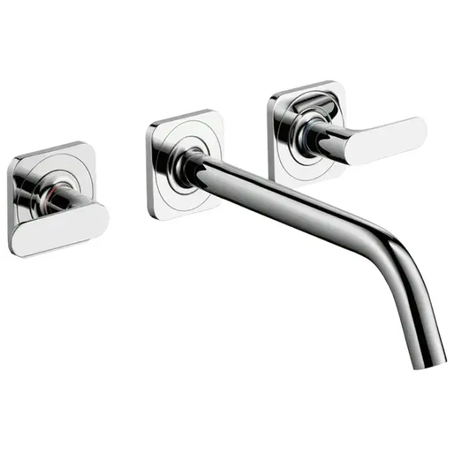 Axor Citterio M Смеситель для раковины встраиваемый, внешняя часть, с д/к, цвет: нержавеющая сталь 34315800