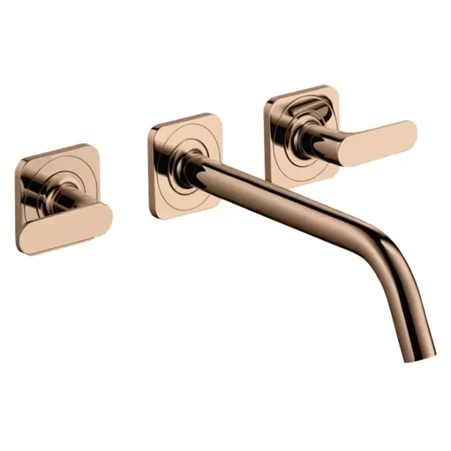 Axor Citterio M Смеситель для раковины встраиваемый, внеш. часть, с д/к, цвет: полир. красное золото 34315300